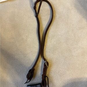 Single Buckle Tie End One Ear Headstall Pre Oiled